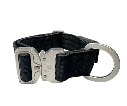 4cm Tactical Tracker Collar Midnight Black