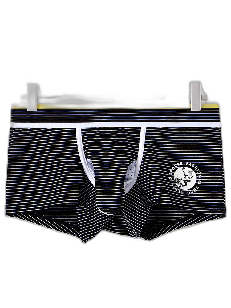 2 Pack Men’s Separate Support Pouch Cotton Trunks