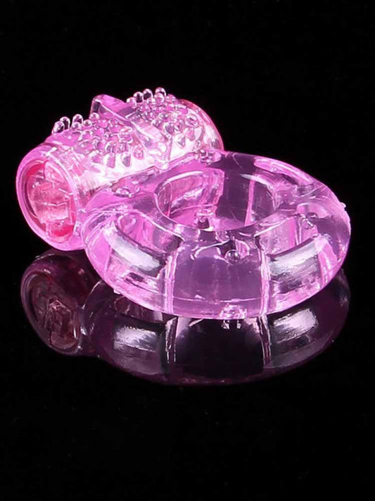 Butterfly Crystal Sleeve Vibrating Cum Lock Ring