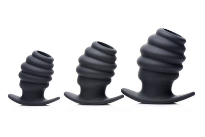 Hive Ass Tunnel Silicone Ribbed Hollow Anal Plug