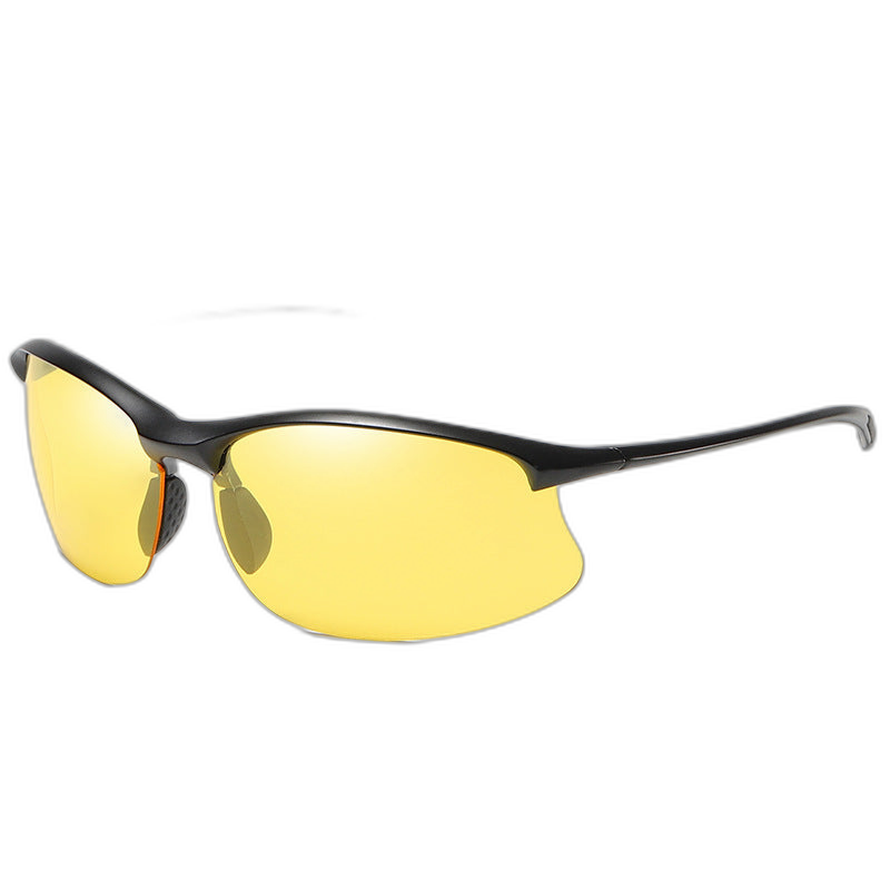 Semi Rimless Sports Polarised Sunglasses