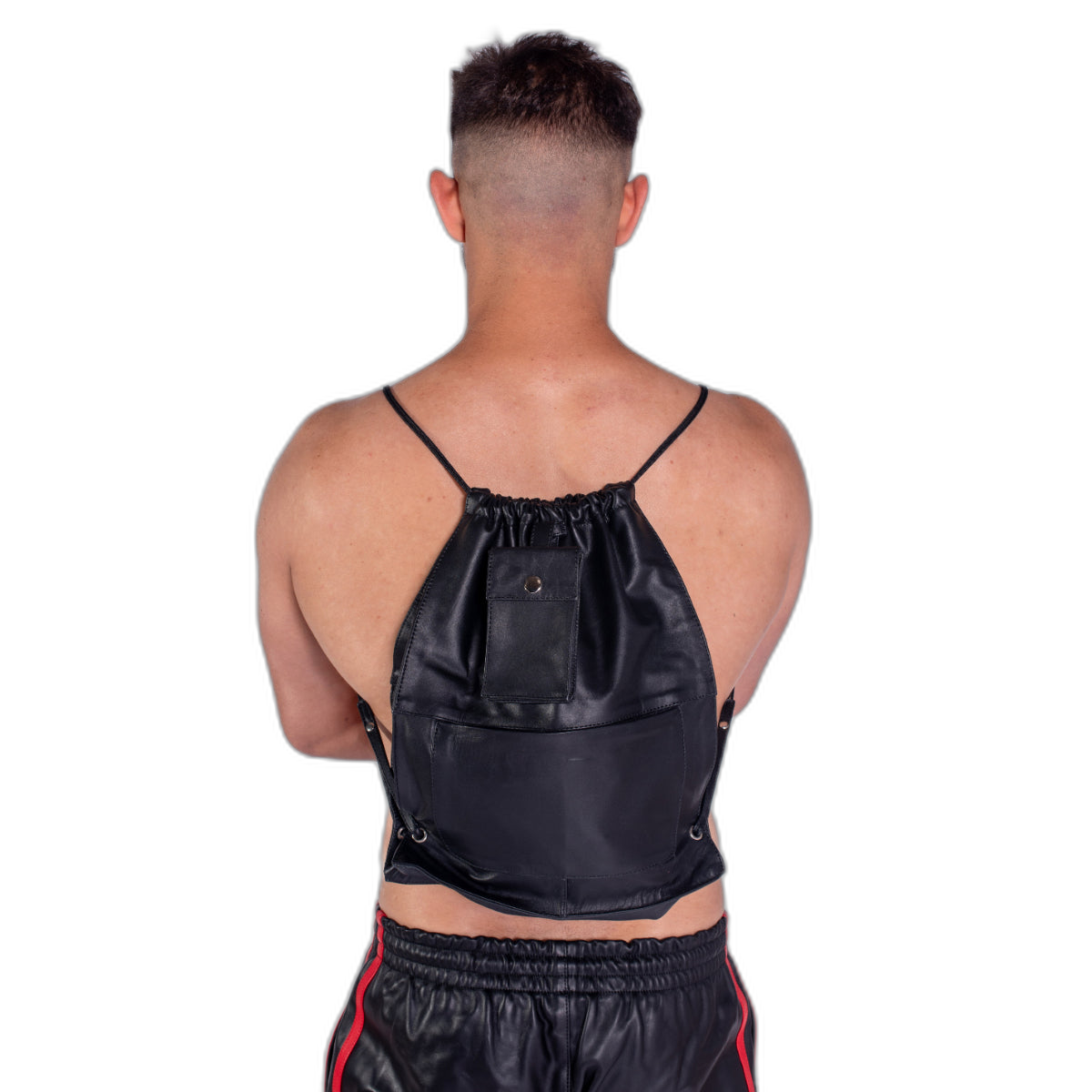 Prowler RED Leather Shoulder Bag Black