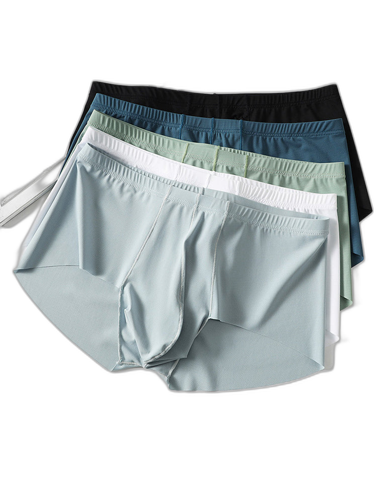 3 Pack Men's Cooling Seamless Trunks