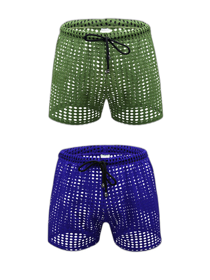 2 Pack Men's Breathable Mesh Odor-Control Seamless Comfort Midway Briefs