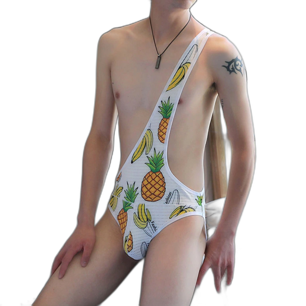 Mesh Gay Leotard Underwear