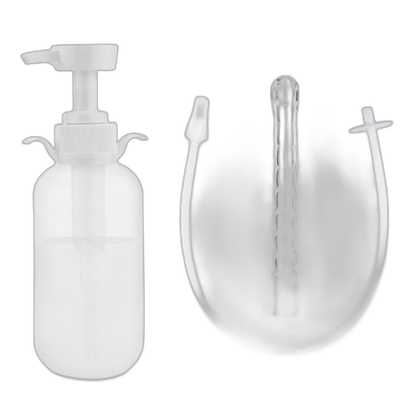 Cleanstream Pump Action Enema Bottle Set with Nozzle