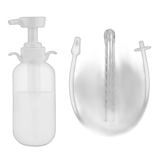 Cleanstream Pump Action Enema Bottle Set with Nozzle