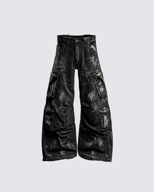 BARREN Series | Apocalyptic Pilgrimage Cargo Wide Pants