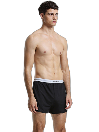Men's Comfy Modal Home Boxer Shorts