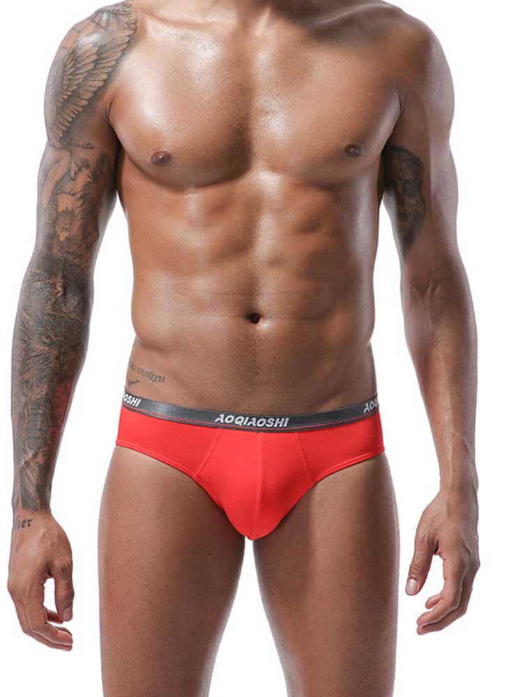 Men's Sexy Low-Rise U-Convex Pouch Modal Briefs