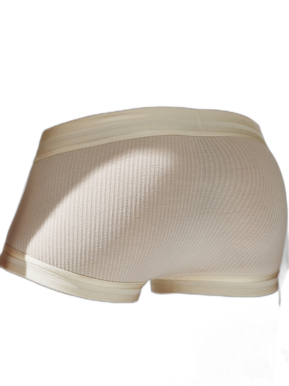 2 Pack Men's Spliced Color Trunks with Functional Fly