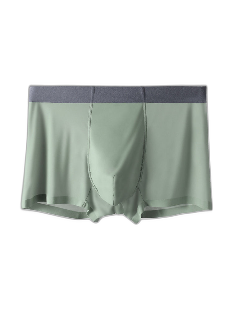 3 Pack Trackless Summer Ultra Thin Pouch Men's Trunks