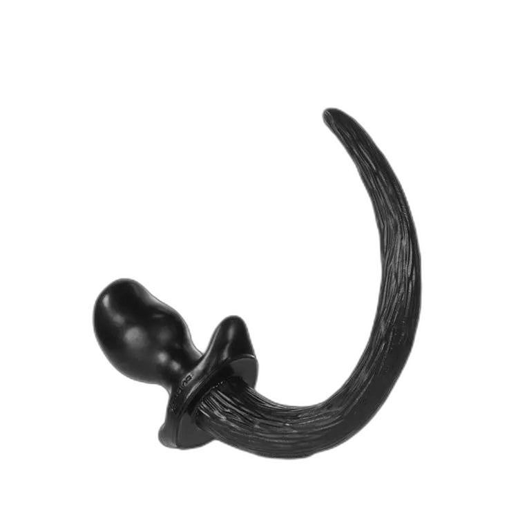Oxballs Silicone Puppy Tail, Black