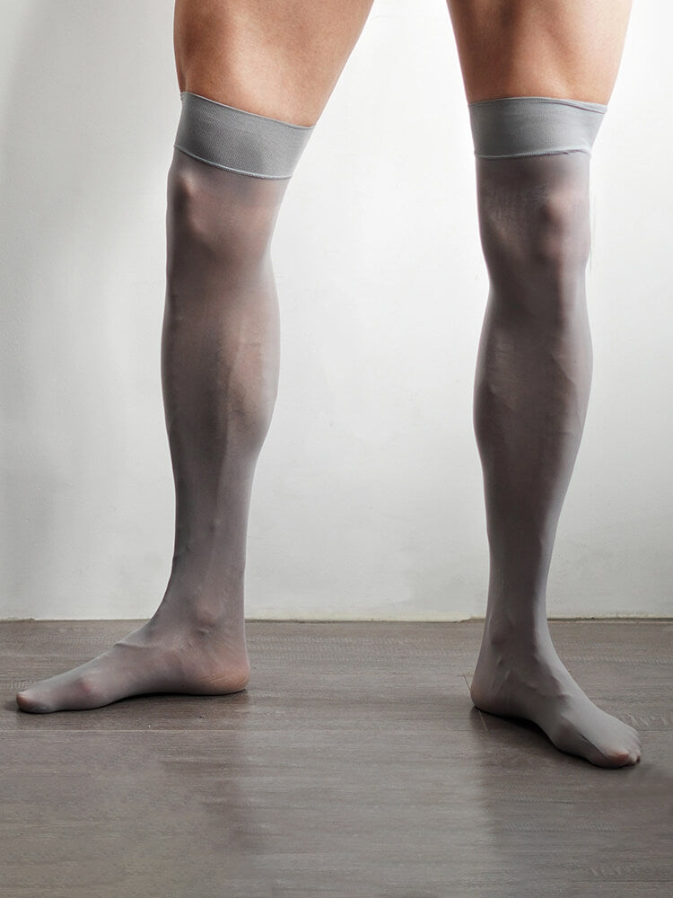 Men's Business Breathable Nylon Long Socks