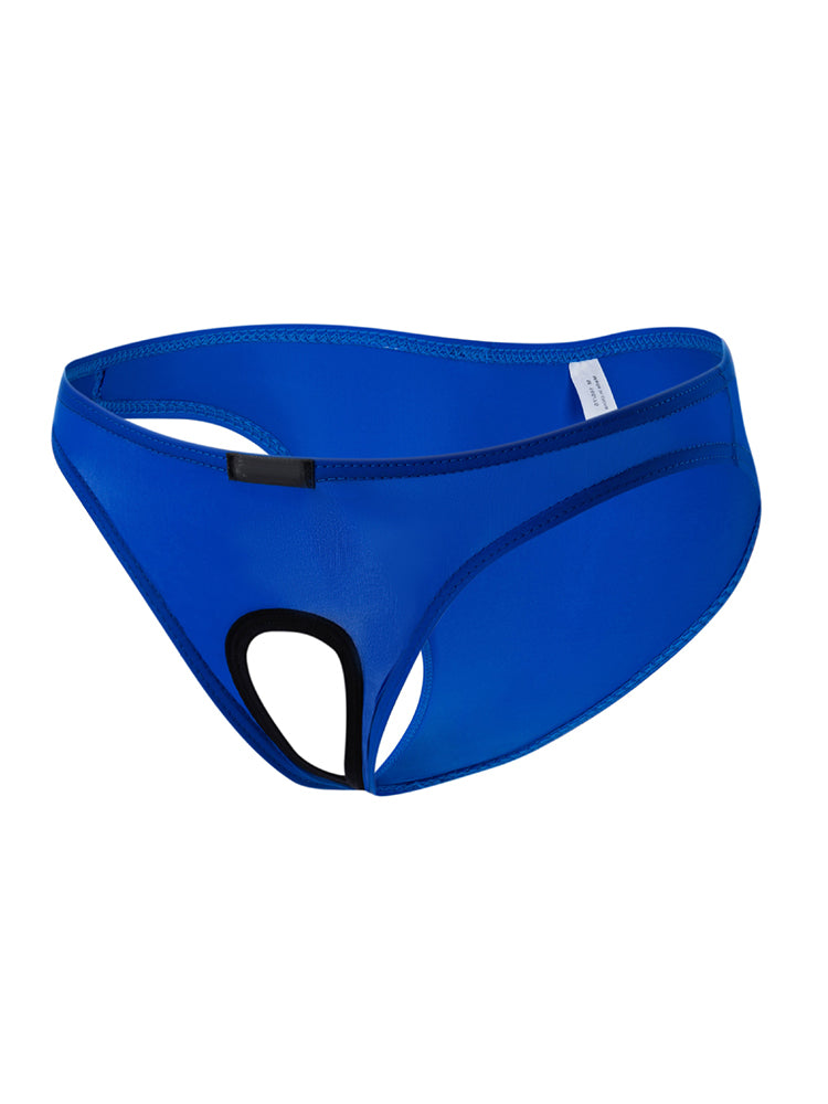 Men's Hollow Open File Ice Silk Briefs