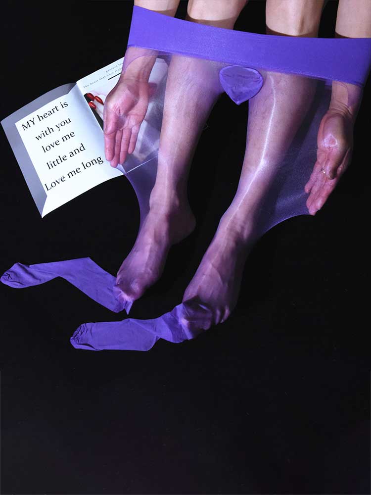 Men's Aurora Glossy 1D Ultra-Thin Sexy Stockings