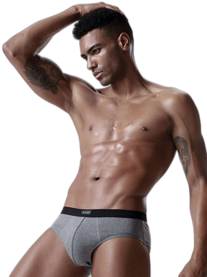 4 Pack Cotton Support U Convex Pouch Briefs