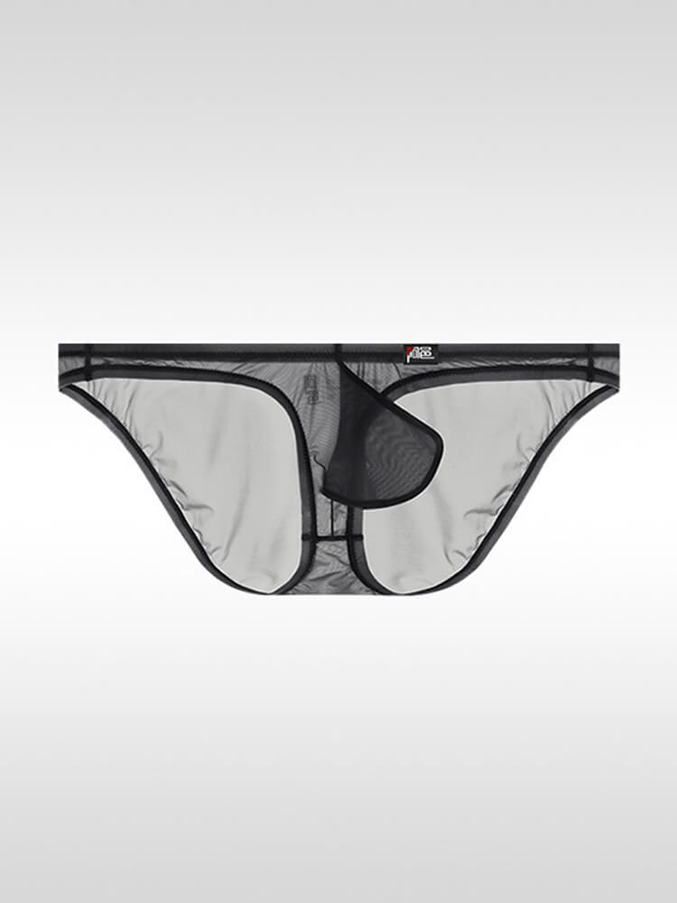 Men's Sheer Sexy U-Shaped Bulge Thin Briefs
