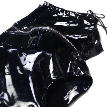Nocturnal Niche Vinyl Lace Up Boxers
