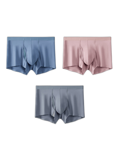 3 Pack Separation Design Support Pouch Boxer Briefs