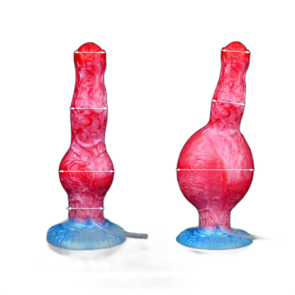 Luna - Inflatable Squirting Knot Dildo
