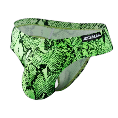 Jockmail Leopard Sizzle Thong