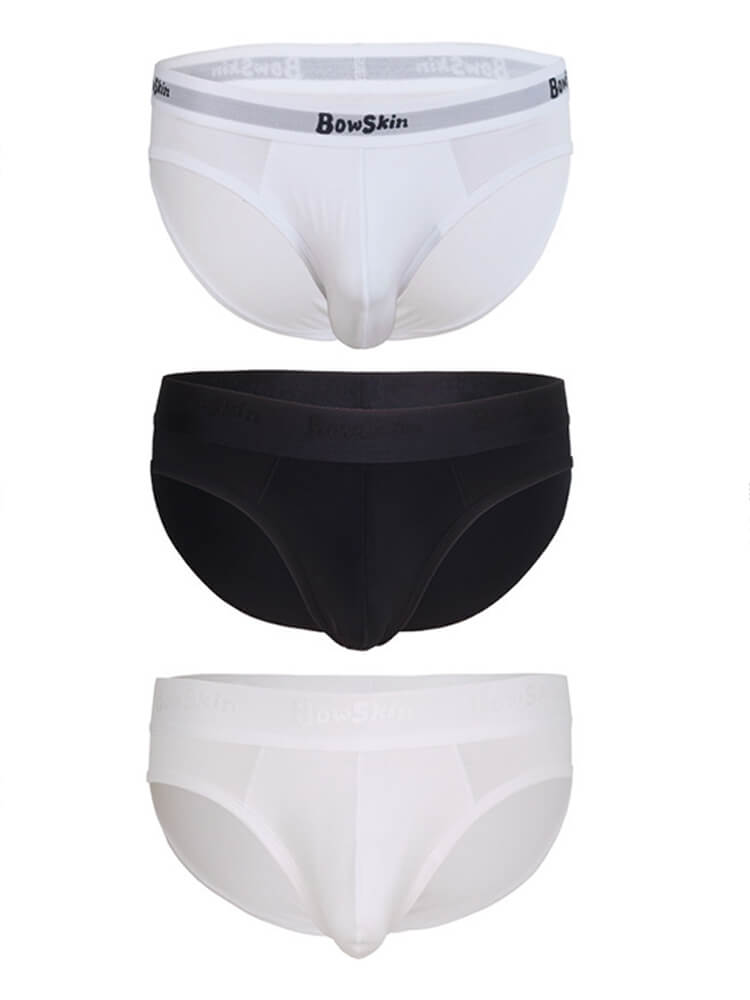 Men's Sexy Stretch U-Convex Pouch Solid Briefs