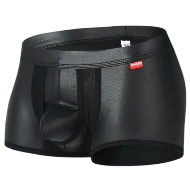 Kinky Transparent Leather Boxers