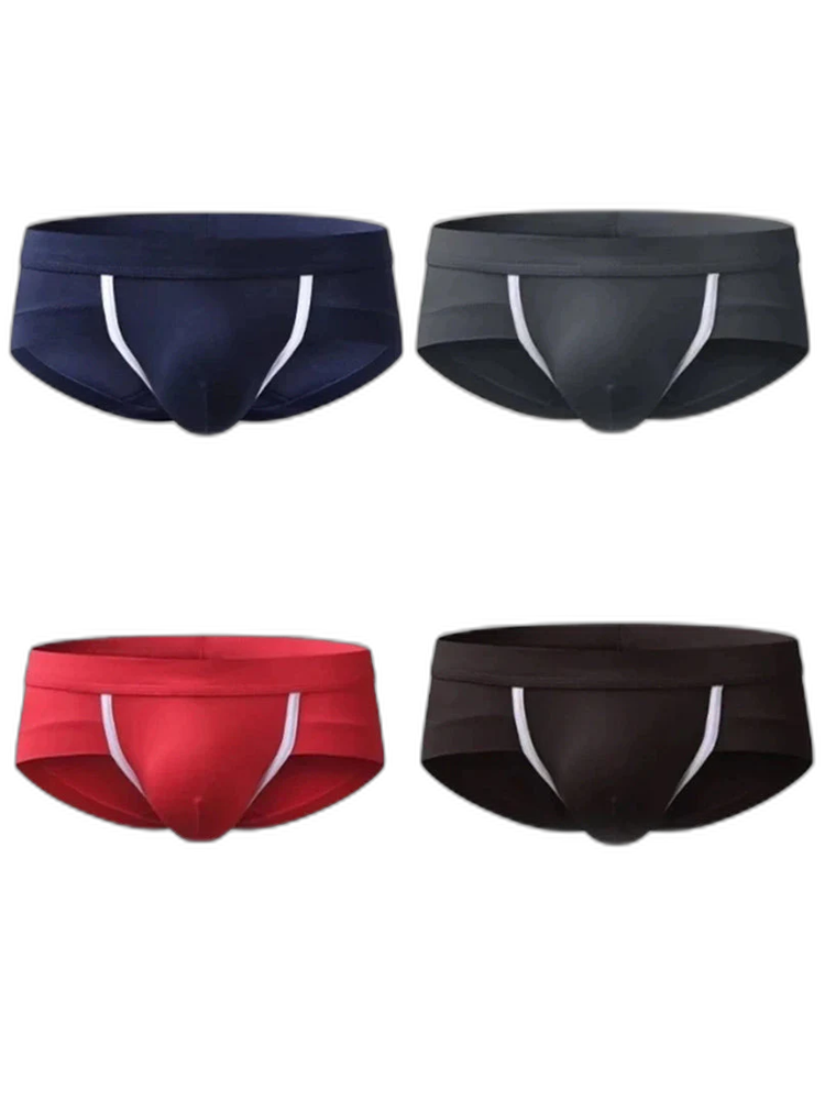 4 Pack Breathable Modal U Convex Pouch Briefs