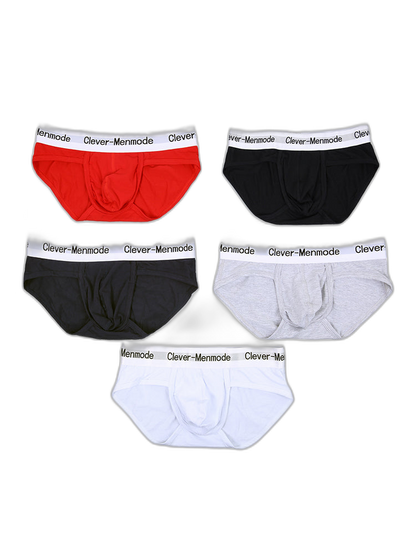 3 Pack Men's Supportive Fit High-Stretch Ultra-Soft Cotton Classic Briefs