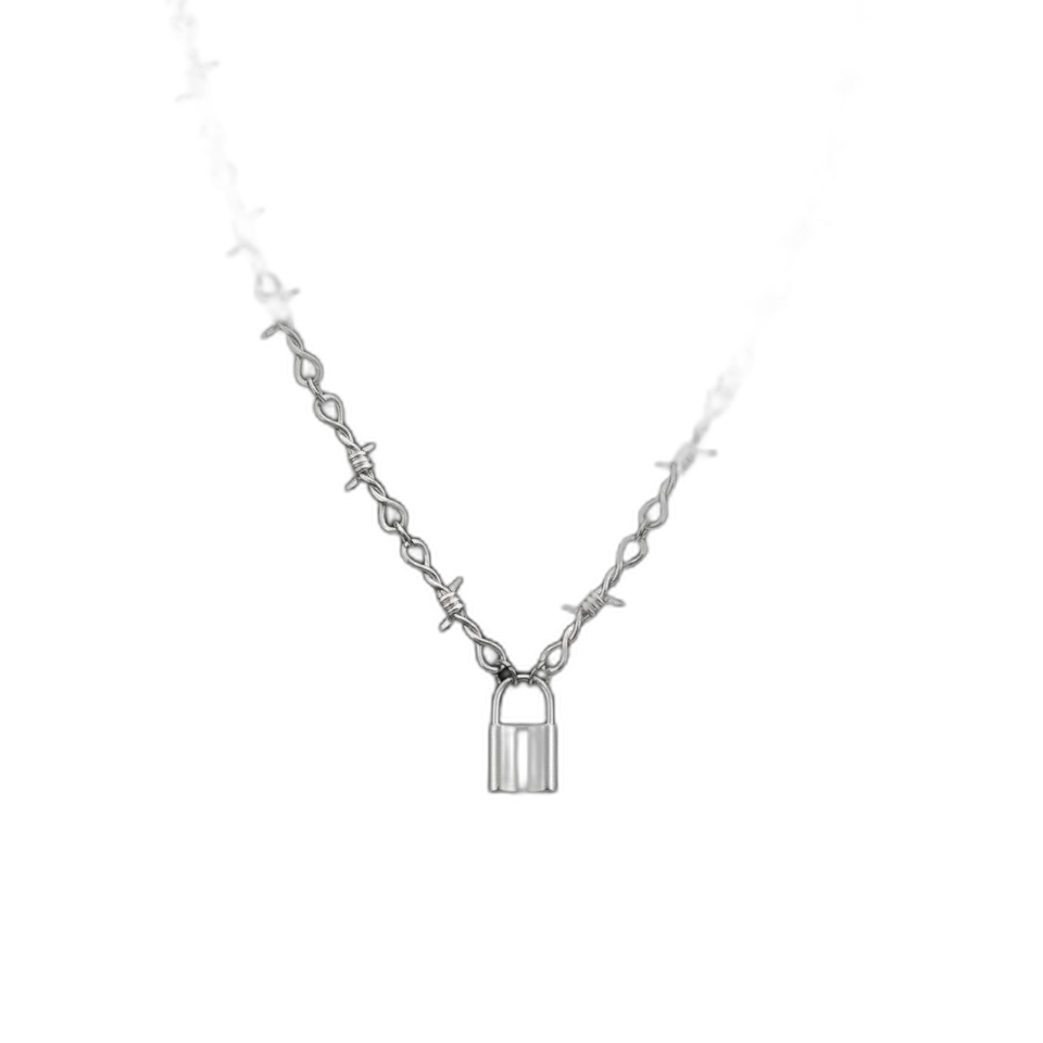 Barbed Lock Necklace