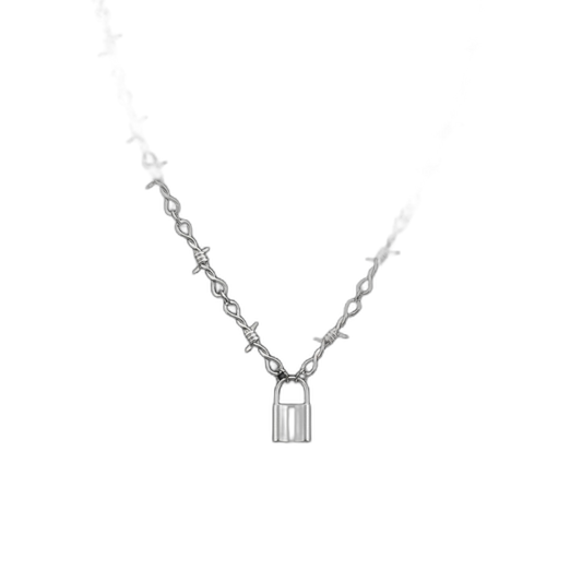 Barbed Lock Necklace