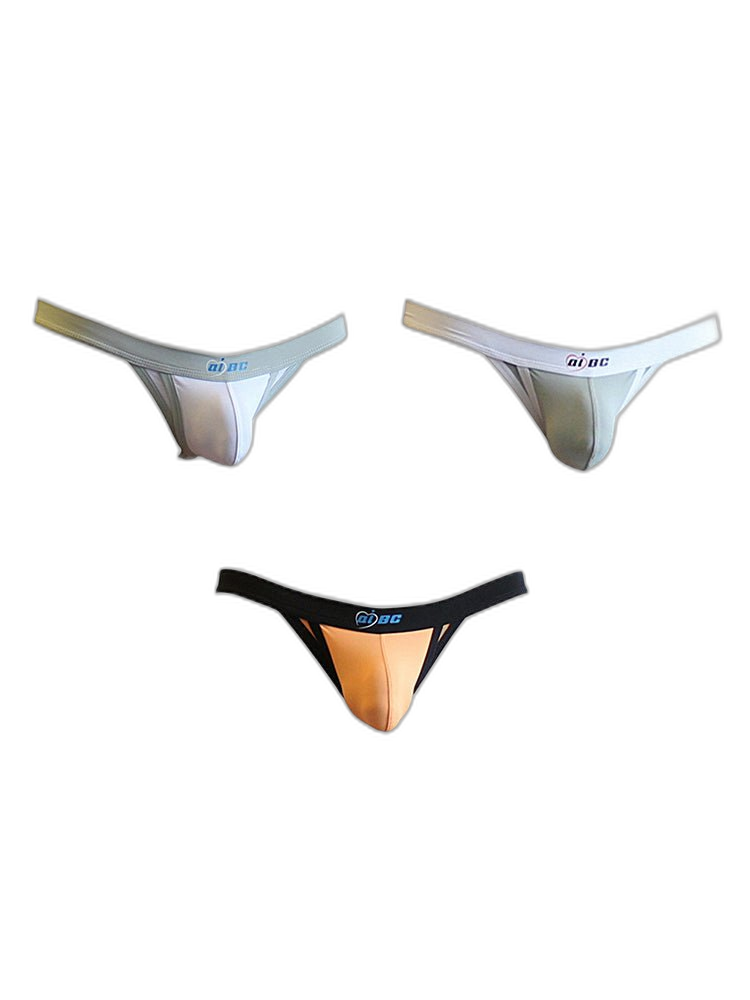 3 Pack Men's Sexy Ice Silk Stretch Fit Comfy Waistband Jockstrap