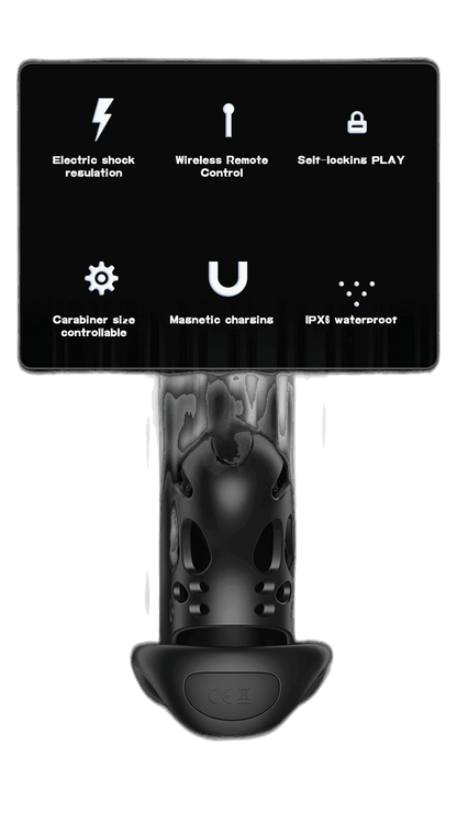 Remote Control Shock Chastity Cage