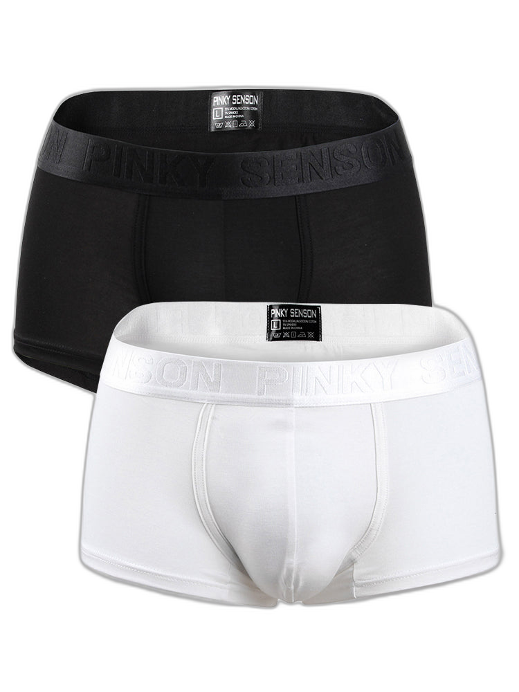 2 Pack Men's U Convex Modal Breathable Trunks