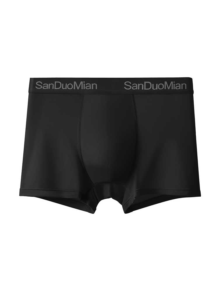 Men's Solid-Color Antibacterial Breathable Modal Boxer Briefs