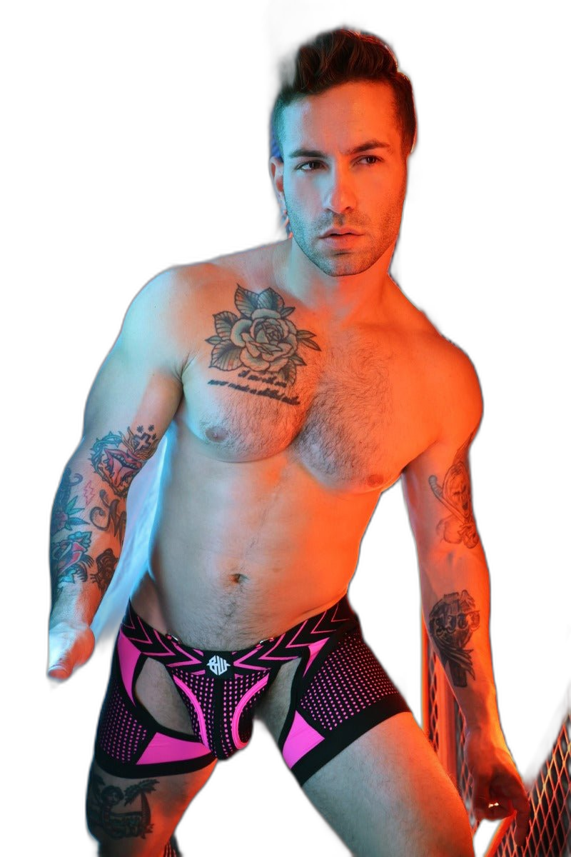 Breedwell Dickmatized Chap Jock Neon Pink