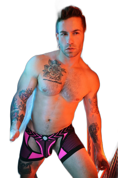 Breedwell Dickmatized Chap Jock Neon Pink