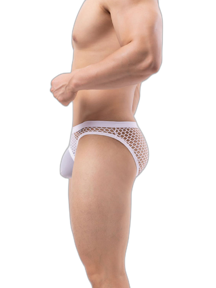 2 Pack Men's Low-Rise Mesh Breathable Bikini