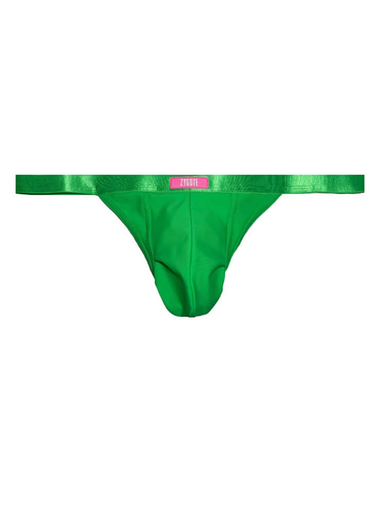Men's Low-Rise Neon-Colored Large Pouch Thong