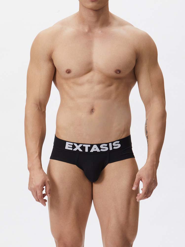 Men's Sexy Letter Belt Modal Briefs