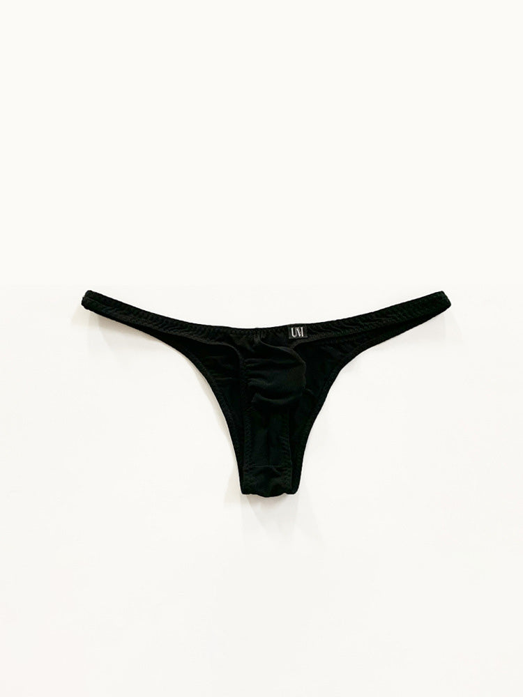 Men's Low Rise Solid Color Ice Silk Briefs