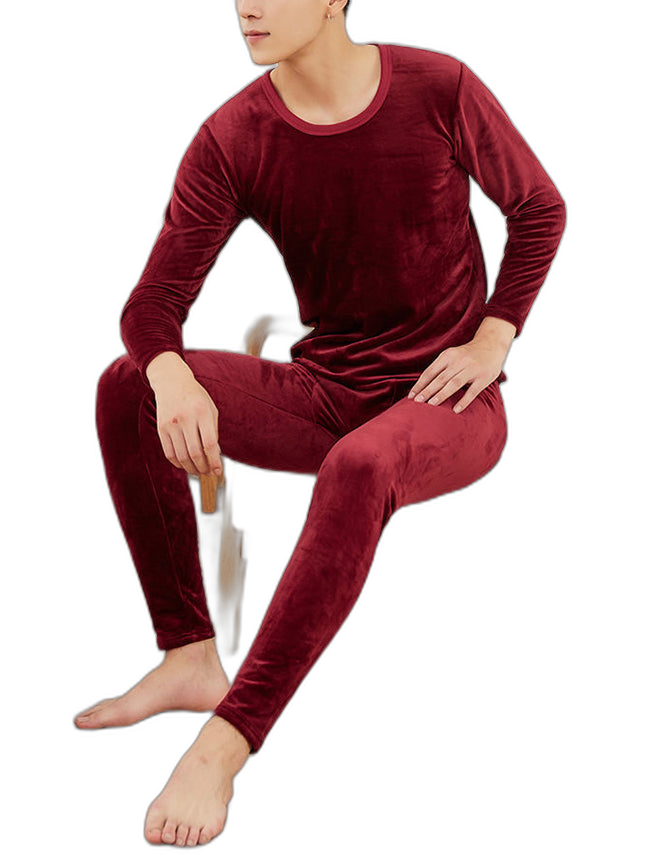 Double Heavyweight Fleece Thermal Underwear Set