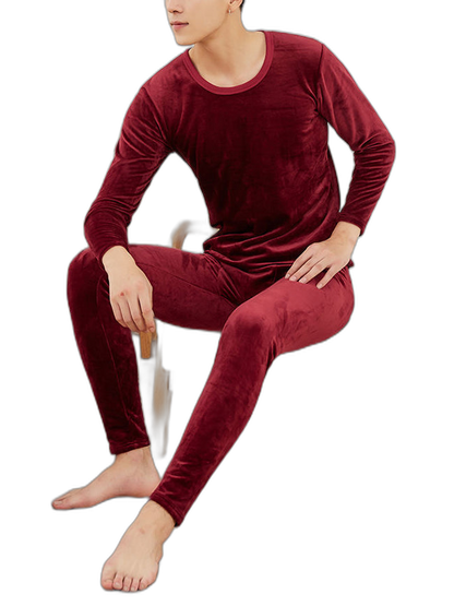 Double Heavyweight Fleece Thermal Underwear Set