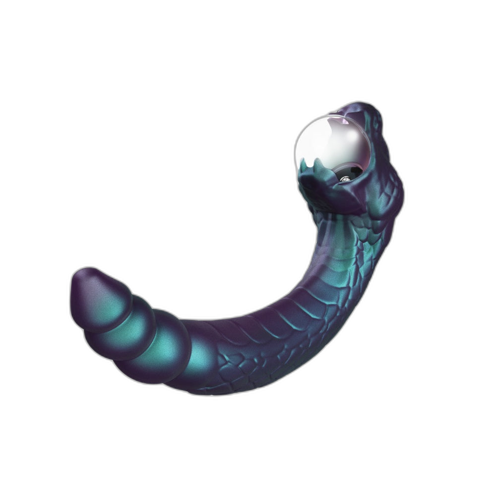 Temptasia Rattlesnake Dual-Ended Vibrator - Plasma Vibrator - Prostate & G Spot Stimulator
