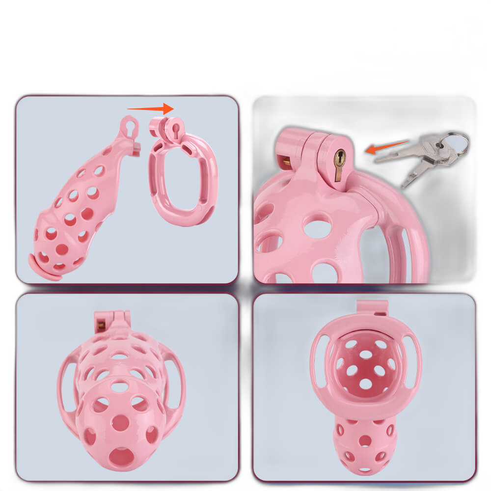Ensnare - Cock Cage With Belt - 5 Colors & Sizes