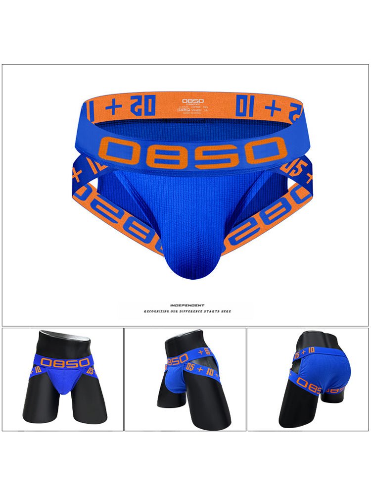 2 Pack Men's Breathable Personalized Low - Rise High - Elastic Briefs - The Pup Play Hub
