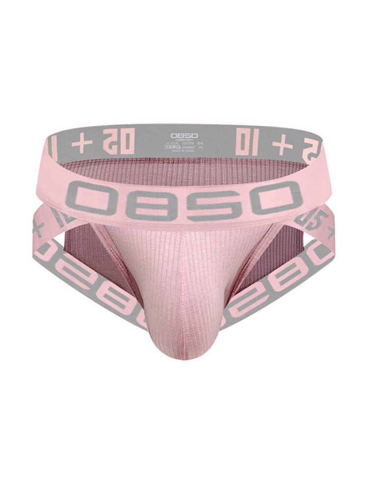 2 Pack Men's Breathable Personalized Low - Rise High - Elastic Briefs - The Pup Play Hub