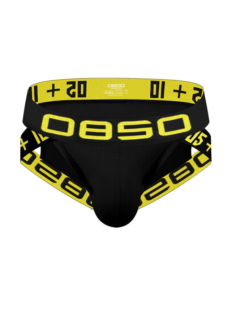 2 Pack Men's Breathable Personalized Low - Rise High - Elastic Briefs - The Pup Play Hub