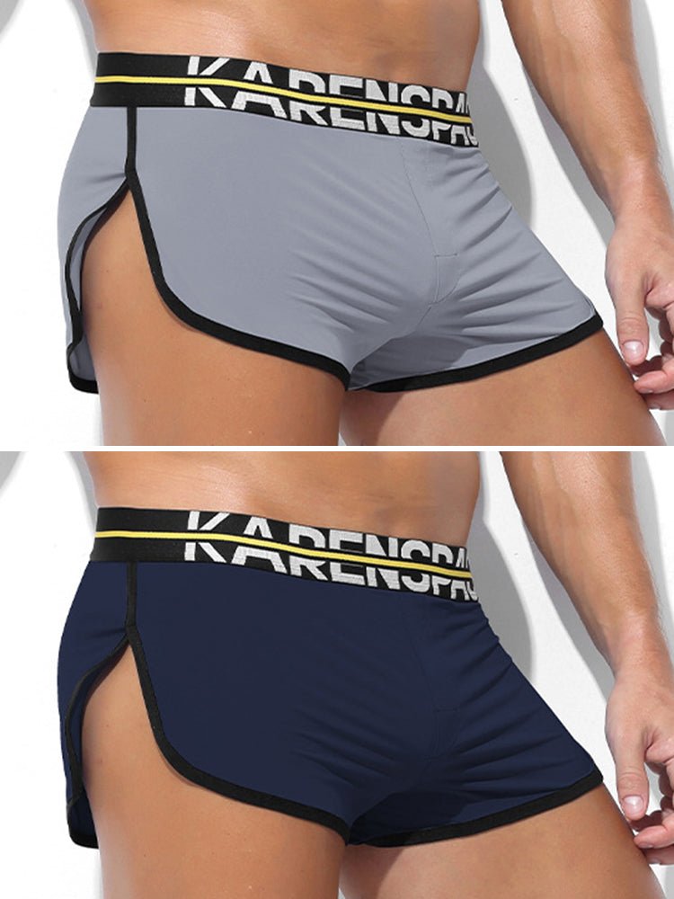 2 Pack Men's Comfortable Lounge Sport Boxer Briefs - The Pup Play Hub